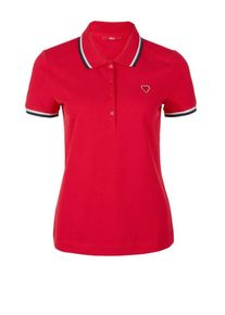 s.Oliver RED LABEL, Damen Poloshirt, Mischfarben / Rot