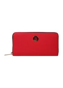 Tommy Hilfiger, Damen Geldbörse 'Honey LRG ZA', Rot