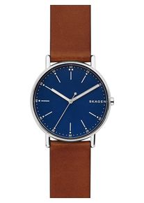 Skagen, Herren Uhr 'SKW6355', Blau / Braun / Silber