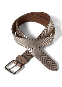 Tom Tailor Denim, Damen Gürtel 3.0cm, Hellbeige