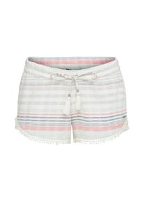 O`Neill O'NEILL, Damen 'LW JACQUARD LACE DETAIL' SHORTS, Hellblau / Rosa / Wei&szlig;