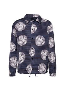 Denham, Herren Jacke 'COACH JACKET PCWP', Navy / Wei&szlig;