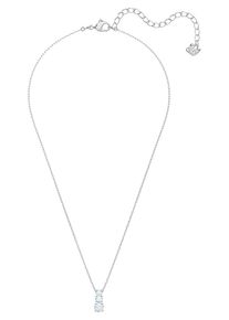 Swarovski, Damen Kette 'Attract Trilogy Round 5414970', Silber / Weiß