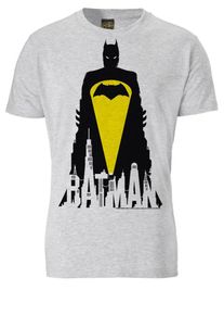 logoshirt, Herren T-Shirt, Gelb / Hellgrau / Schwarz