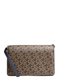 DKNY, Damen Tasche 'BRYANT-SM FLAP CBODY-LOGO', Beige / Navy