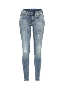 G-Star Raw, Damen Skinny Jeans 'Midge Zip', Blue Denim
