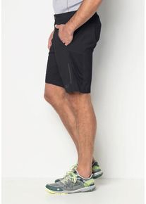 Jack Wolfskin, Herren Trainingsshorts 'PASSION TRAIL XT SHORTS', Schwarz