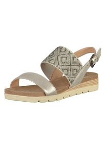 Caprice, Damen Sandalen, Silber