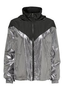 Only, Damen Jacke, Schwarz / Silber
