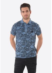 Kaporal5 Kaporal, Herren Poloshirt 'Loric Blueus', Marine / Schwarz