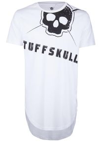 TUFFSKULL, Herren TUFFSKULL Longshirt, Weiß