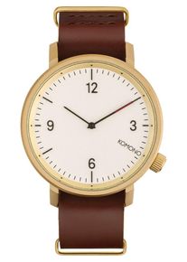 Komono, Herren Uhr 'Magnus II KOMW1944', Braun / Gold / Weiß