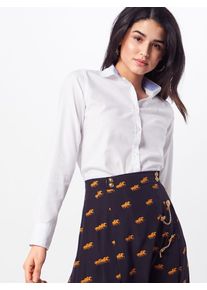 La Martina, Damen Bluse 'SHIRT L/S OXFORD 50/1 30/2 STR', Weiß