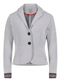 BETTY & CO Betty & Co, Damen Sweatblazer, Dunkelblau / Grau / Koralle