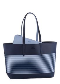 Lacoste, Damen Shopper 'Anna Fantasie', Marine / Rauchblau