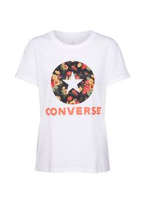 Converse, Damen Shirt 'Converse IN BLOOM FLORAL TEE', Mischfarben / Wei&szlig;
