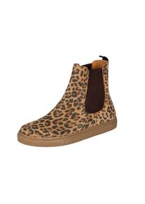 Heine, Damen Stiefelette, Cognac