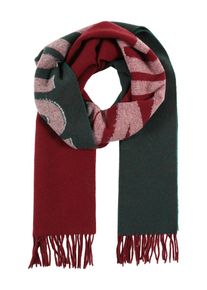 Drykorn, Herren Schal 'MIKKA', Khaki / Bordeaux