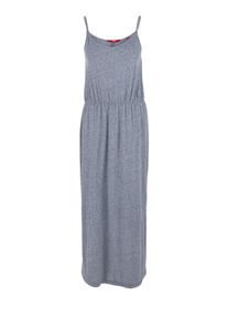 s.Oliver RED LABEL, Damen Maxikleid, Blaumeliert