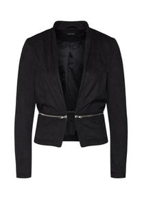 Véro Moda VERO MODA, Damen Jacke 'VMVICTORIA SHORT FAKE SUEDE JACKET LCS', Schwarz