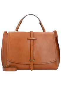 The Bridge, Damen 'Dalston' Handtasche - 37 cm, Blau / Cognac