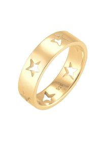 Elli, Damen Ring Sterne, Gold