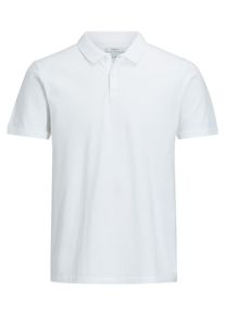 Jack & Jones JACK & JONES, Herren L&auml;ssiges Poloshirt, Wei&szlig;