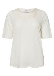 JUNAROSE, Damen Top, Wei&szlig;