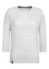 Naketano, Damen Pullover 'The Soul', Hellgrau