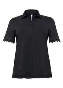 sheego Casual, Damen T-Shirt, Schwarz