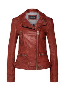 Oakwood, Damen Lederjacke 'Video', Rostrot