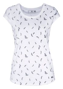 AJC, Damen Rundhalsshirt, Schwarz / Wei&szlig;