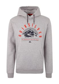 Quiksilver, Herren Kapuzenpullover 'SNOW', Hellgrau / Graumeliert