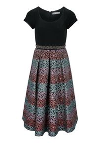 Heine, Damen Cocktailkleid, Mischfarben / Schwarz