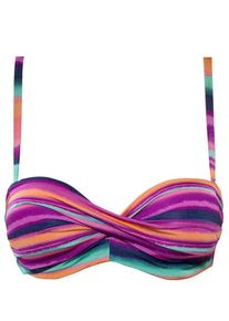 Lascana, Damen Bügel-Bandeau-Top mit Tragevariation, bunt