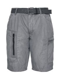 s.Oliver RED LABEL, Herren Shorts 'Plek Loose', Dunkelgrau