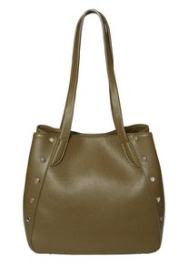 Pieces, Damen Tasche 'Pckimberly', Oliv / Silber