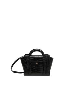 Mango, Damen Tasche 'Min Aligat', Schwarz