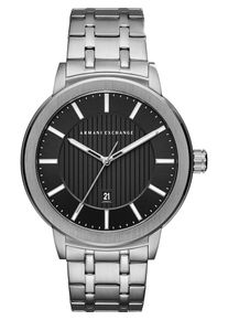 Armani Exchange, Herren Quarzuhr A'X1455', Schwarz / Silber
