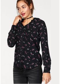 AJC, Damen Doppelpack Langarmbluse, Schwarz