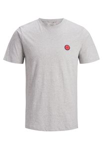 Jack & Jones JACK & JONES, Herren T-Shirt, Graumeliert