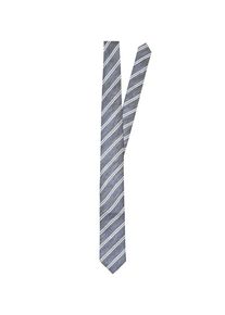 Selected Homme, Herren Krawatte, Rauchblau / Weiß
