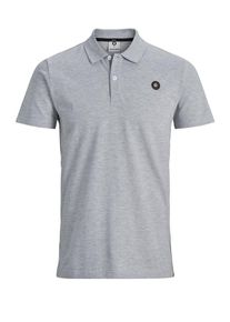 Jack & Jones JACK & JONES, Herren Poloshirt, Hellgrau