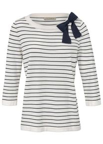 Uta Raasch, Damen Pullover, Marine / Wei&szlig;