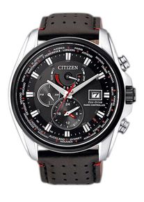 Citizen, Herren Funkmultifunktionsuhr 'AT9036-08E', Dunkelbraun / Schwarz / Silber