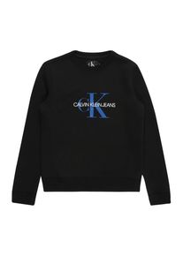 Calvin Klein Jeans, Sweatshirts 'MONOGRAM TERRY CREW NECK', Schwarz
