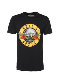 Mister Tee, Herren Shirt 'Guns n&lsquo; Roses', Gelb / Schwarz