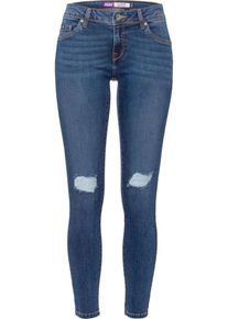 Superdry, Damen Jeans 'CASSIE', Blue Denim