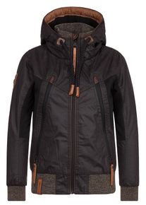 Naketano, Damen Jacke 'Kreuzweiser', Braun / Braunmeliert / Schwarz