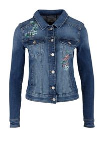 Q/S Designed By, Damen Denimjacke, Blau / Grün / Mint / Pink